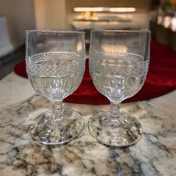 Pair of Beautiful antique goblets 1886-1891 - Picture 2 of 7